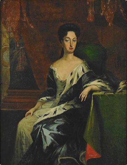 david von krafft Portrait of Princess Hedvig Sofia of Sweden, Duchess of Holstein-Gottorp China oil painting art